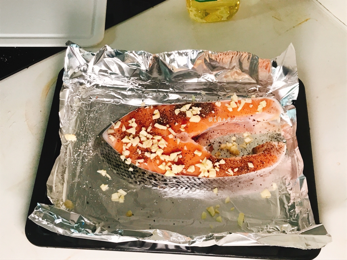烤箱烤鮭魚